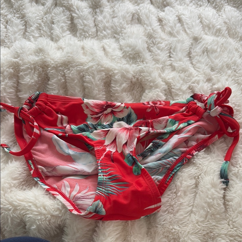 Target Red Floral Bikini Bottom